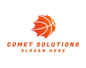 Basketball Meteor Sport logo