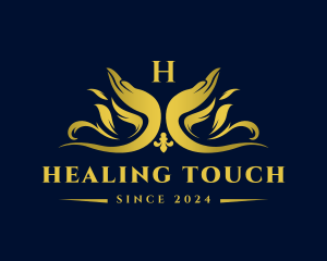 Premium Zen Therapy Hands  logo design