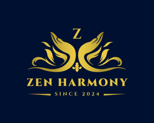 Premium Zen Therapy Hands  logo design