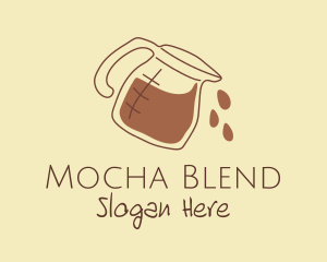Coffee Maker Outline logo design