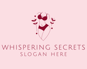 Red Sexy Lingerie logo design