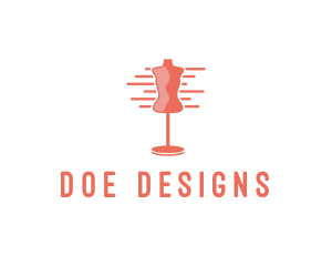 Pink Fashion Designer logo design