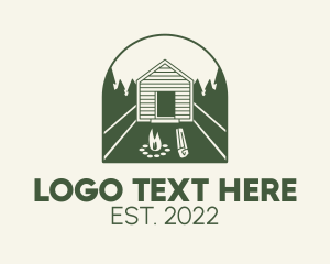 Campfire Log Cabin logo