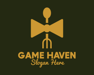 Gold Bow Tie Restaurant   Logo