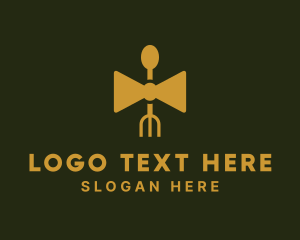 Gold Bow Tie Restaurant   Logo