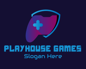 Game Controller Shield  logo design