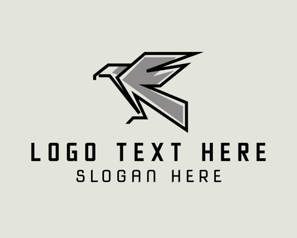 Modern Geometric Bird  logo