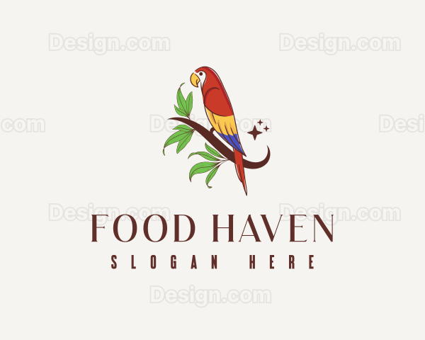 Aviary Bird Parrot Logo