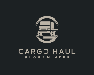 Contractor Industrial Truck logo design