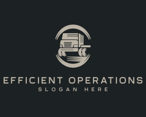 Contractor Industrial Truck logo design