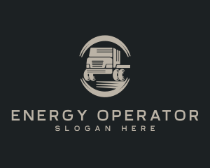 Contractor Industrial Truck logo design