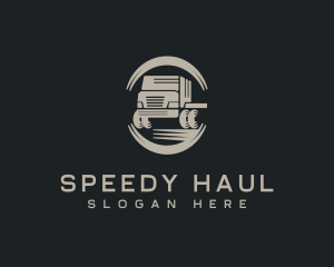 Contractor Industrial Truck logo design