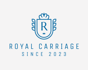 Royal Crest Wreath logo design