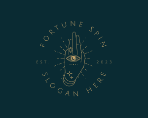 Fortune Teller Hand logo design