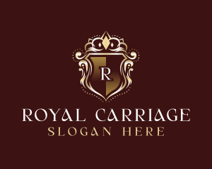 Ornamental Royal Shield  logo design