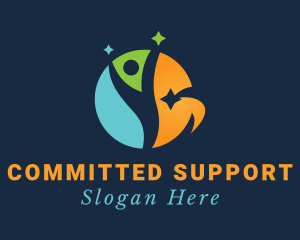 Support Volunteer Organization  logo design