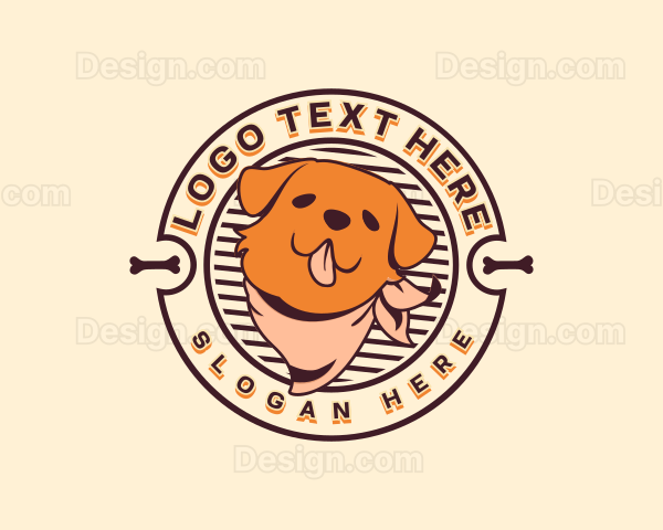 Vet Dog Grooming Logo