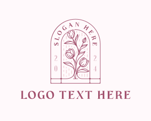 Florist Tulip Flower Logo