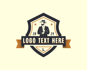 Gentleman Suit Menswear Logo