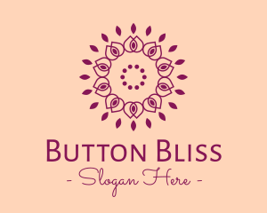 Organic Flower Spa logo design