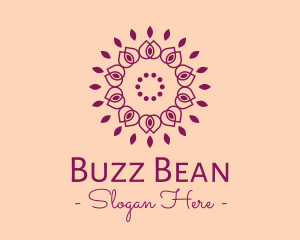 Organic Flower Spa logo design