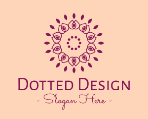 Organic Flower Spa logo design