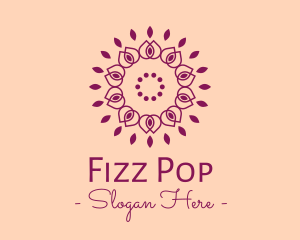 Organic Flower Spa logo design