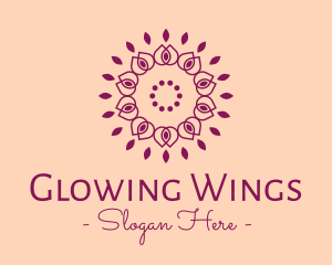 Organic Flower Spa logo design