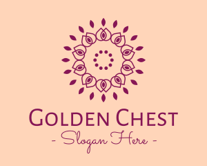 Organic Flower Spa logo design