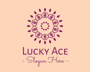 Organic Flower Spa logo design