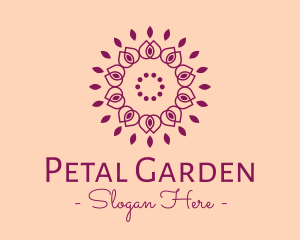 Organic Flower Spa logo design