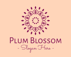 Organic Flower Spa logo design