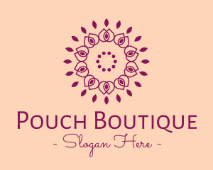 Organic Flower Spa logo design