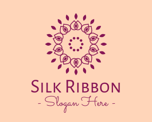 Organic Flower Spa logo design