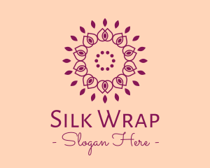 Organic Flower Spa logo design