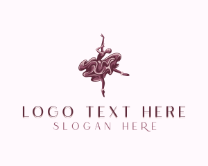 Woman Floral Ballerina logo