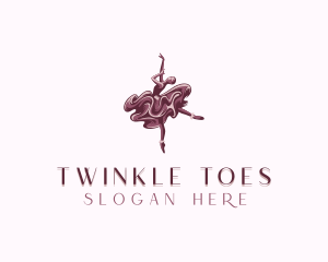 Woman Floral Ballerina logo