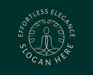 Health Fitness Yoga logo design