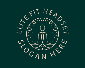 Health Fitness Yoga logo design