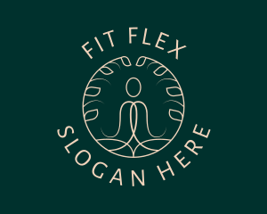 Health Fitness Yoga logo design