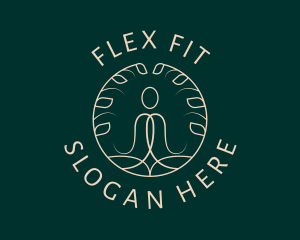 Health Fitness Yoga logo design