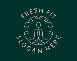 Health Fitness Yoga logo design