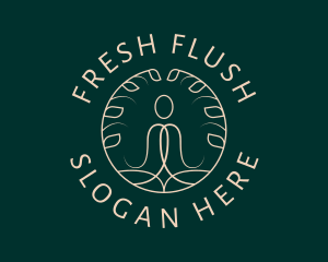 Health Fitness Yoga logo design