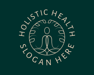 Health Fitness Yoga logo design