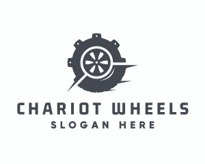 Wheel Mechanic Gear logo design