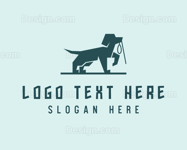 Puppy Dog Walker Logo