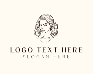 Hairdresser Stylist Woman logo