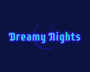 Moon Glow Night logo design