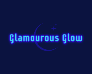 Moon Glow Night logo design