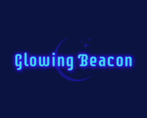 Moon Glow Night logo design